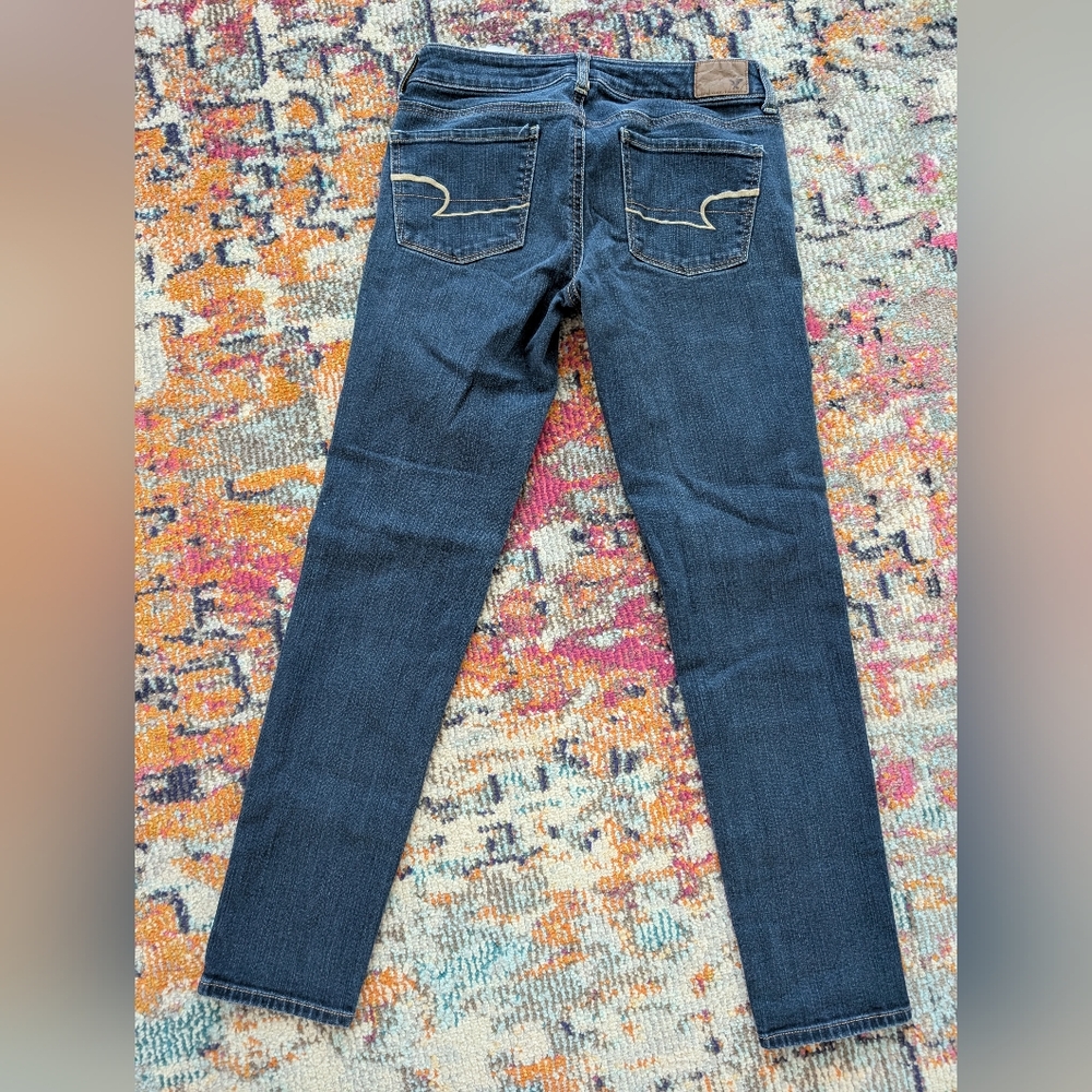 American Eagle Outfitters Dark Blue Skinny Jeans
